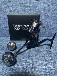 SHIMANO 21ツインパワーXD 4000HG リブレハンドルノブEP37 美品