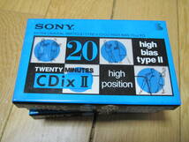 SONY ソニー　ＣＤix Ⅱ　２０分×4　ＴＤＫ　ＤＪ2　４６分×2　カセットテープ_画像2
