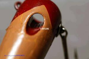 オールド珍品希少面白ルアーTHE MASTER BIFF PLUG BY BIFF BAITS CO,. c1926～ water sonic type rare 　VINTAGE LURE （4700-224）USA 