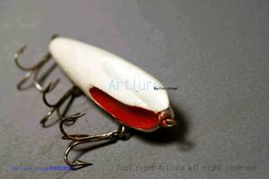 オールド珍品希少面白ルアー WILLSON BAITE CO. WILLSON's FLUTED WOBBLER c1914　VINTAGE LURE （4344-178）USA #OLDLURE #ARTLURE_ 