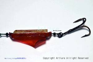 オールド珍品希少面白ルアー　BUNKIN BEAUTY PLASTIC VINTAGE LURE （4774-205）USA #OLDLURE #ARTLURE_VINTAGE 