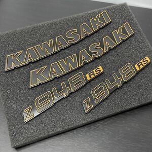 KAWASAKI カワサキ Z900RS エンブレム Z948RS ゴールド サイドカバー
