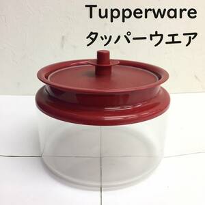 [食器] Tupperware：タッパーウエア「保存容器」レトロ アンティーク調 ビンテージ調 使用感や傷あり 年代物 タッパーウェア 容器 入れ物