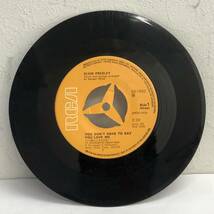 [中古] EPレコード「Elvis Presley：You Don’t Have To Say You Love Me(この胸のときめきを)」 エルヴィス・プレスリー 45rpm レトロ_画像2