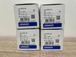 H3CR-A8 オムロン タイマー AC100-240V DC100-125V 4個 新品 未使用 17Z21 OMRON