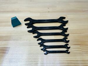 ☆ 旭金属工業 ASAHI TOOLS 工具 両口スパナ ７本セット ハンドツール SA-0106e60 ☆