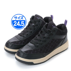 [ new goods unused ] protection against cold sneakers black 24.5cm black 17687