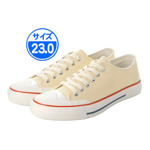 [ new goods unused ]23556 canvas sneakers white 23.0cm white 