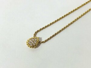 BOUCHERON Boucheron JPN00611se Lupin bo M diamond necklace extra small Au750 18K 4.9g case box attaching 