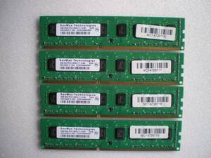 SanMax デスクトップ用メモリー 4GB×4枚 16GB PC3-12800U-11-10-B0