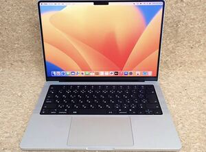 【中古】MacBook Pro 14インチ Late 2021 シルバー A2442 [M1 Proチップ / 16GB / SSD：512GB ] MKGR3J/A(NKB7-1)