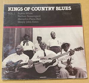 LP Kings Of Country Blues Vol.1 Memphis Piano Red Bukka White Sleepy John Estes Nathan Beauregard ブルース