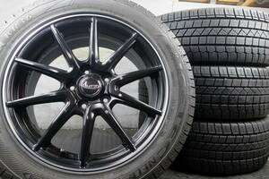 雪道安心 2021年製 スタッドレス KENDA KR36 215/55R17 ブラック エスティマ オデッセイ ヴェゼル CX-3 室内倉庫保管品 手渡しOK 迅速発送