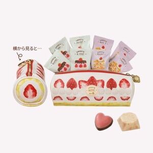 【未開封】メリーチョコレート スイーツブュッフェ ロールケーキ　いちご バレンタイン