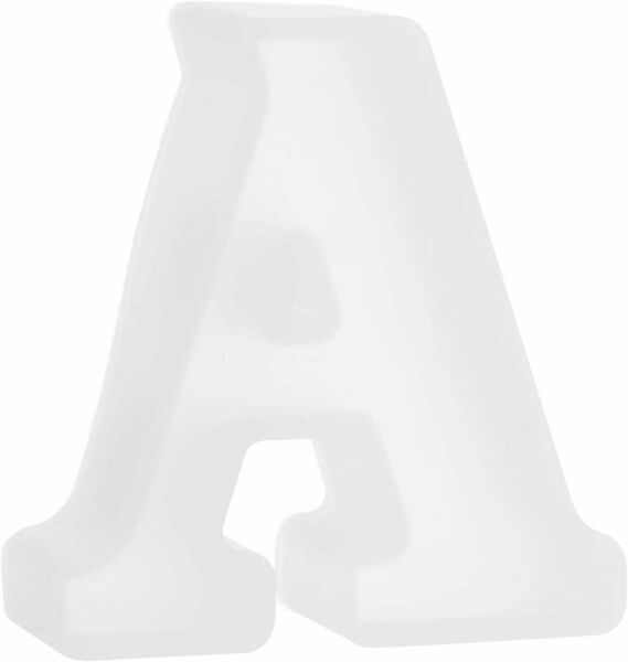 uxcell 3Dアルファベットモールド 樹脂用 シリコーン a大文字アルファベット