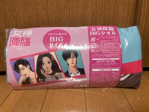 女神降臨 BIG タオル 三人集合 全長 約150cm バスタオル 新品未開封 即決 プライズ 韓国マンガ グッズ　１個