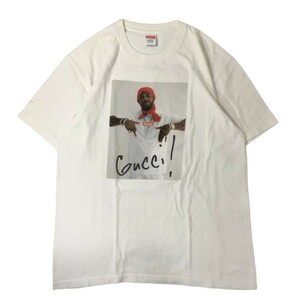 Supreme シュプリーム Tシャツ Gucci Mane Tee グッチ メイン フォトプリント ホワイト 白 半袖 L