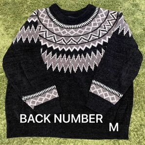 BACKNUMBER ニット セーター ノルディック柄