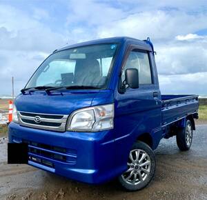 コミコミ総額表示 新潟発 H26年式 ハイゼット トラック 4WD 車検6年6月迄 エアコン パワステ S211P 安心のタイミングチェーン 