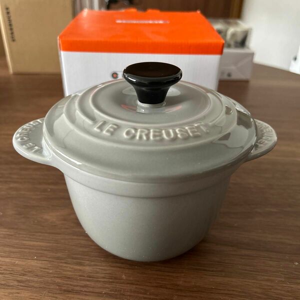 ルクルーゼ　 LE CREUSET ミニココットエブリィ　ミストグレー　ストーンウエア　