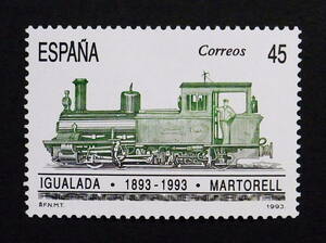 スペイン　1993年　イグアラダ・マントレル 鉄道100年　　　　B237