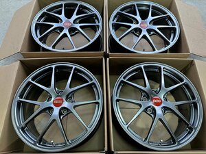 美品 4本 ★ BBS RI-A 7.5J ×18 +48 5-114.3 RI-A019 鍛造 軽量 赤キャップ DB ★ レヴォーグ S4 ヴェゼル C-HR ヤリスクロス