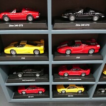 ① 京商 1/64 フェラーリミニカーシリーズ 専用ディスプレイケースセット F40など_画像4