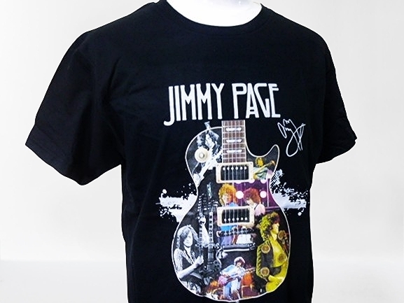 ■JIMMY PAGE（ジミー・ペイジ）Tシャツ（サイズＬ)【新品】