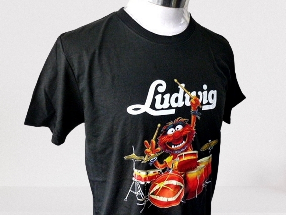 ■Ludwig（ラディック）Tシャツ（サイズＭ）ブラック【新品】