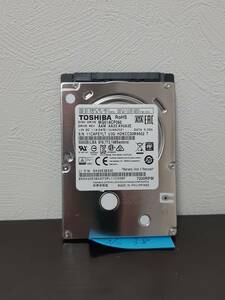 No.38【正常判定】動作保証★2021年製★使用時間比較的短い★HDD 500GB★SATA 2.5インチ★7ミリ厚★東芝 MQ01CBF050★使用845時間