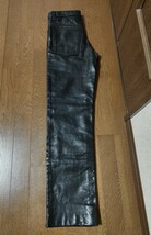 美品 バンソン VANSON レザーパンツ 90年代 ? アメリカ製 made in USA TALON タロン ジッパー タロンファスナー オールドバンソン W30_画像4