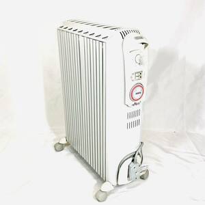 DeLonghi デロンギ オイルヒーター D091549EFS DRAGON3 ドラゴン 3 白 ホワイト 10畳 油入式 1500W 暖房器具 空調 寒さ対策 動作確認済み