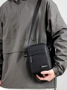 メンズ バッグ ショルダーパック 携帯財布 ショルダーバッグ クロスボディ ライト 軽量 ビジネス クレジットカード カード 電子