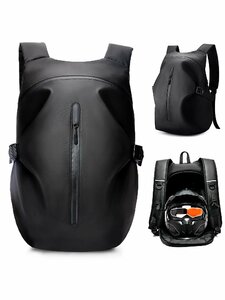 メンズ バッグ バックパック 30 バイクバッグ 防水ヘルメット収納可能 リフレクターストライプ付き スポーツバッグ バックパック