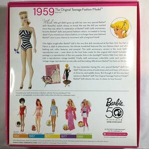 マテル バービー 1959 The Original Teenage Fashion Model 50th Anniversary Barbie My Favorite Barbie バービーコレクター の画像2