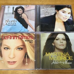 LeAnn Rimes、Martina McBride、Shania Twain、他　カントリーポップCD4枚