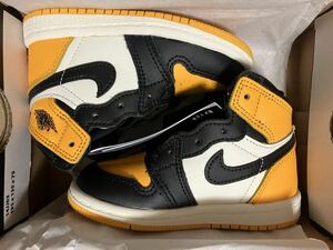 新品 国内正規品 Nike TD Air Jordan 1 Retro High OG Taxi 【12cm】 ナイキ ジョーダン タクシー 黄色