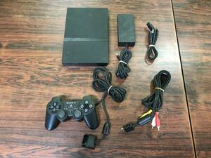 SONY PlayStation2 PS2 Slim Black console SCPH-70000CB controller tested ソニー プレステ2 スリム 本体 セット 動作確認済 C819