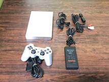 SONY PlayStation2 PS2 Slim Silver console SCPH-79000 controller tested ソニー プレステ2 スリム 本体 セット 動作確認済 C849_画像1