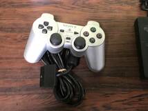 SONY PlayStation2 PS2 Slim Silver console SCPH-79000 controller tested ソニー プレステ2 スリム 本体 セット 動作確認済 C849_画像4