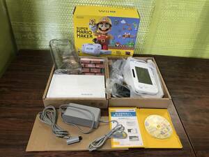 Nintendo WiiU Super Mario Maker w/box tested 任天堂 WiiU スーパーマリオメーカー 32GB テレビゲーム 美品 箱説明書付 動作確認済 C867