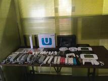 Nintendo Wii WiiU 3consoles 28controllers 5games tested 任天堂 Wii WiiU 本体3台 コントローラ28台 ゲーム5本 動作確認済 D115_画像1
