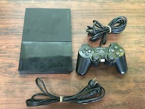 SONY PlayStation2 PS2 Slim Black console SCPH-90000CB controller tested ソニー プレステ2 スリム 本体 セット 動作確認済 D136