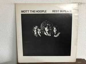 MOTT THE HOOPLE REST IN PEACE 2枚組 US盤　BOOTLEG LP レコード　ブートレグ　モット・ザ・フープル　イアン・ハンター　グラム・ロック