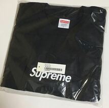 Supreme 20AW Box Logo L/S Tee L 新品 BLACK シュプリーム ボックス ロゴ ロンT 長袖 カットソー Tシャツ ブラック 黒 ロングスリーブ_画像2