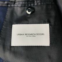 アーバンリサーチ　URBAN RESEARCH　スーツ　セットアップ　テーラードジャケット　L　ネイビー　総裏　サイドベンツ　本切羽　ウール_画像3