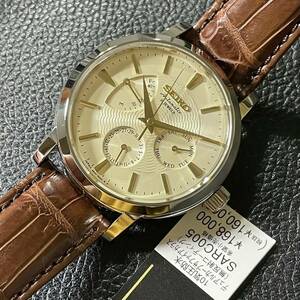 定価176,000円 タグ付き 未使用 付属品有 セイコー Seiko メカニカル パワーリザーブ SARC005 裏スケ 自動巻き 6R20-00B0 メンズ