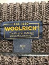 WOOL RICH ウールリッチ　　厚手 ニット セーター ケーブル網み　値札付き_画像3