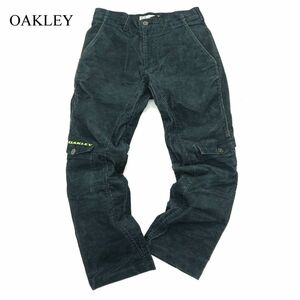 OAKLEY オークリー 秋冬 立体裁断 コーデュロイ★ カーゴ パンツ Sz.31　メンズ ゴルフ　A3B05906_C#Q