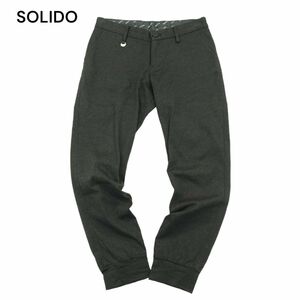 SOLIDO ソリード 通年 ソフト★ スラックス ジョガー パンツ Sz.1　メンズ グレー 日本製　A3B05941_C#R